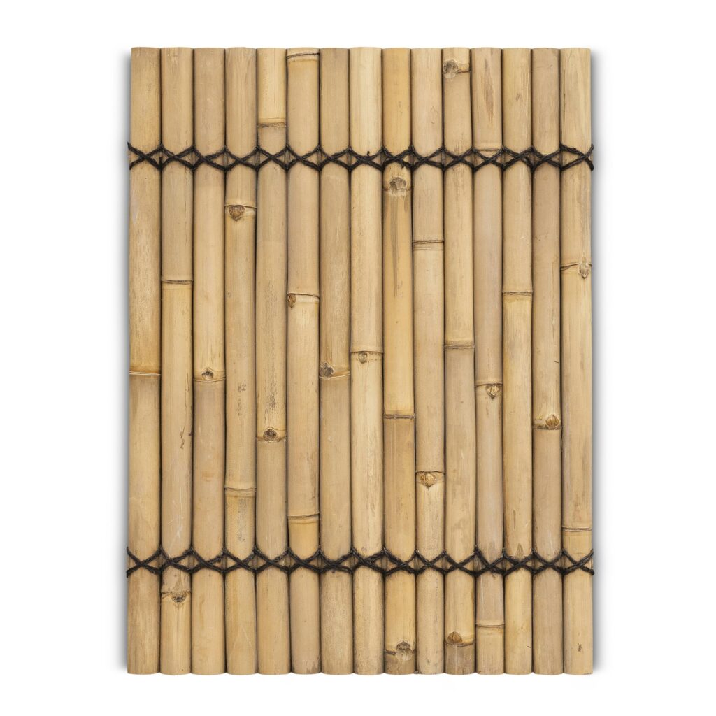 Bamboe schutting halfrond - 90 x 120 cm - Naturel - Eviro Bamboe