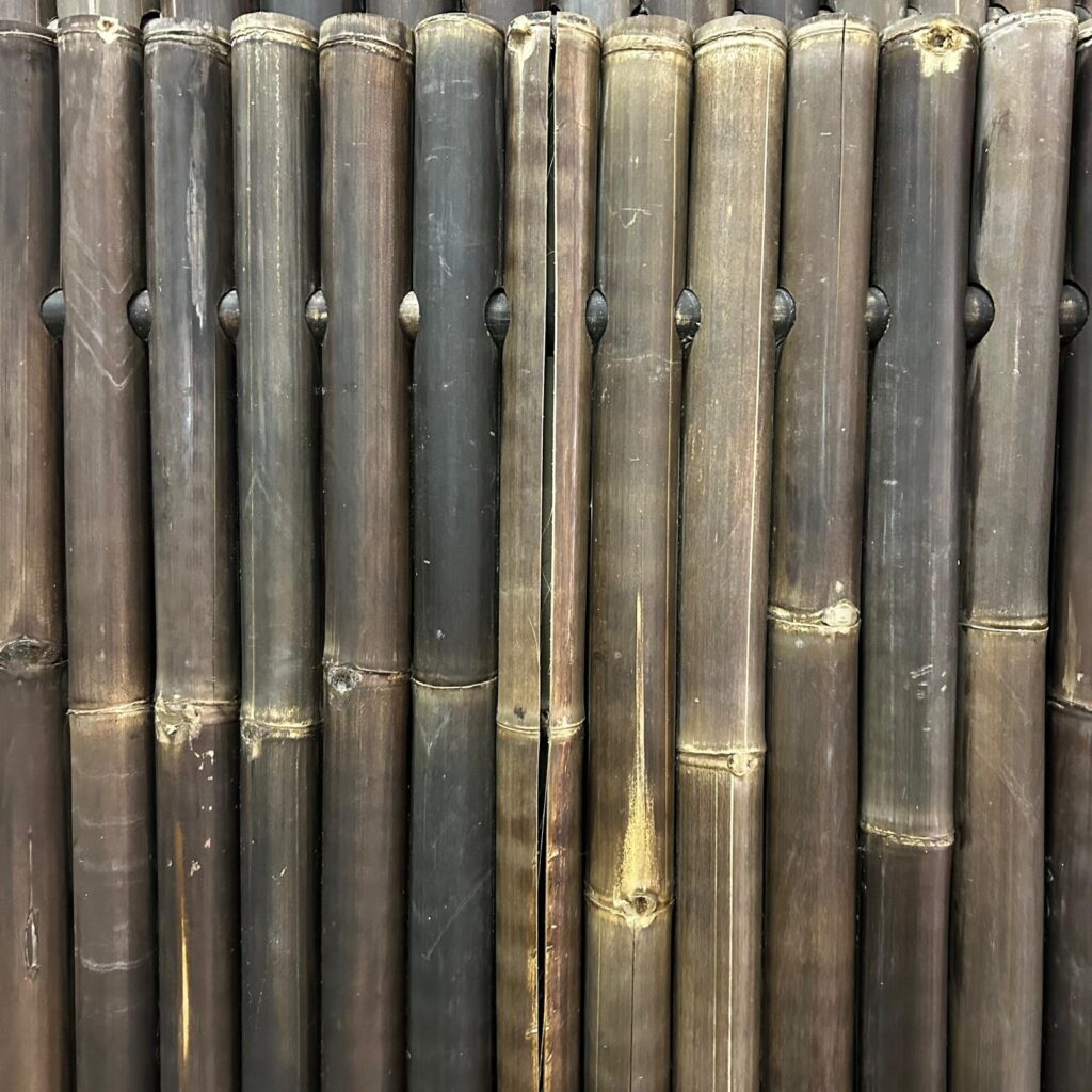 Outlet bamboe schuttingen - 180 x 200 cm - Donker