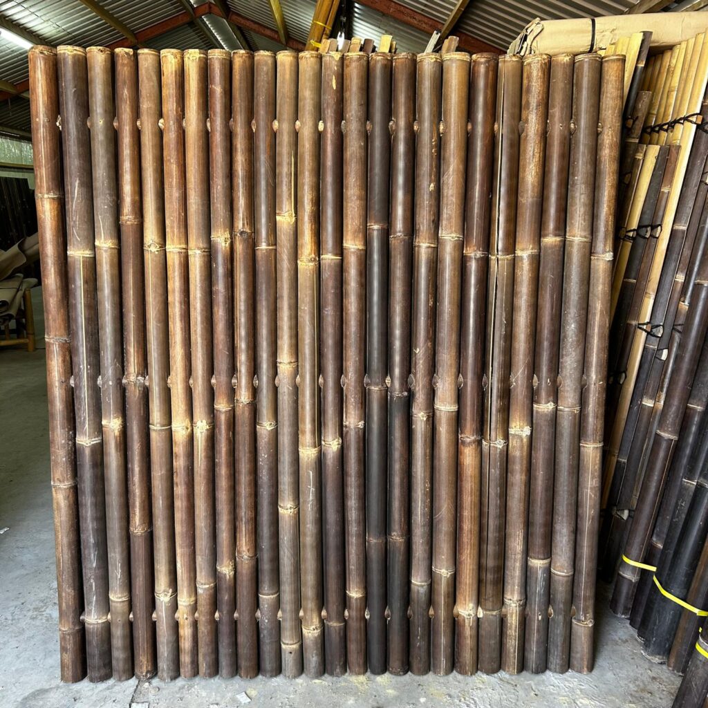 Outlet bamboe schuttingen - 180 x 200 cm - Donker