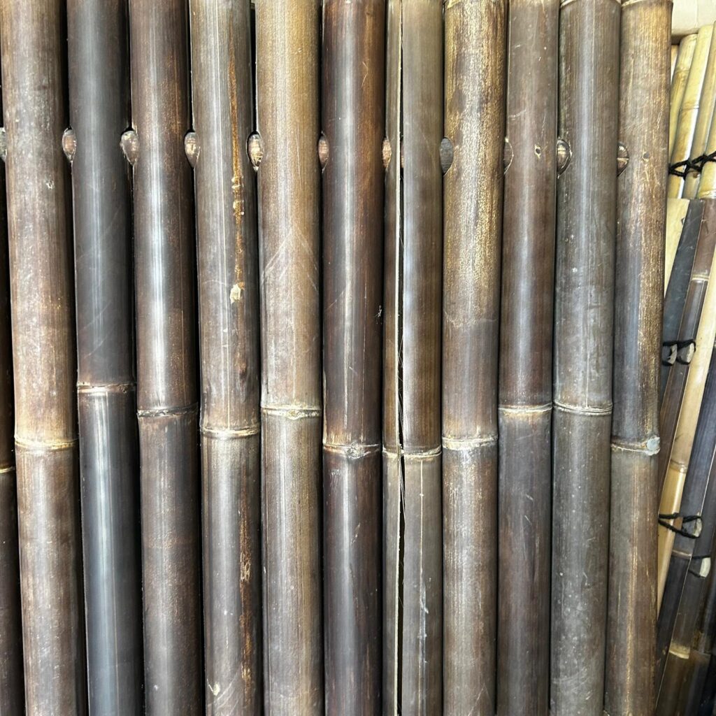 Outlet bamboe schuttingen - 180 x 200 cm - Donker