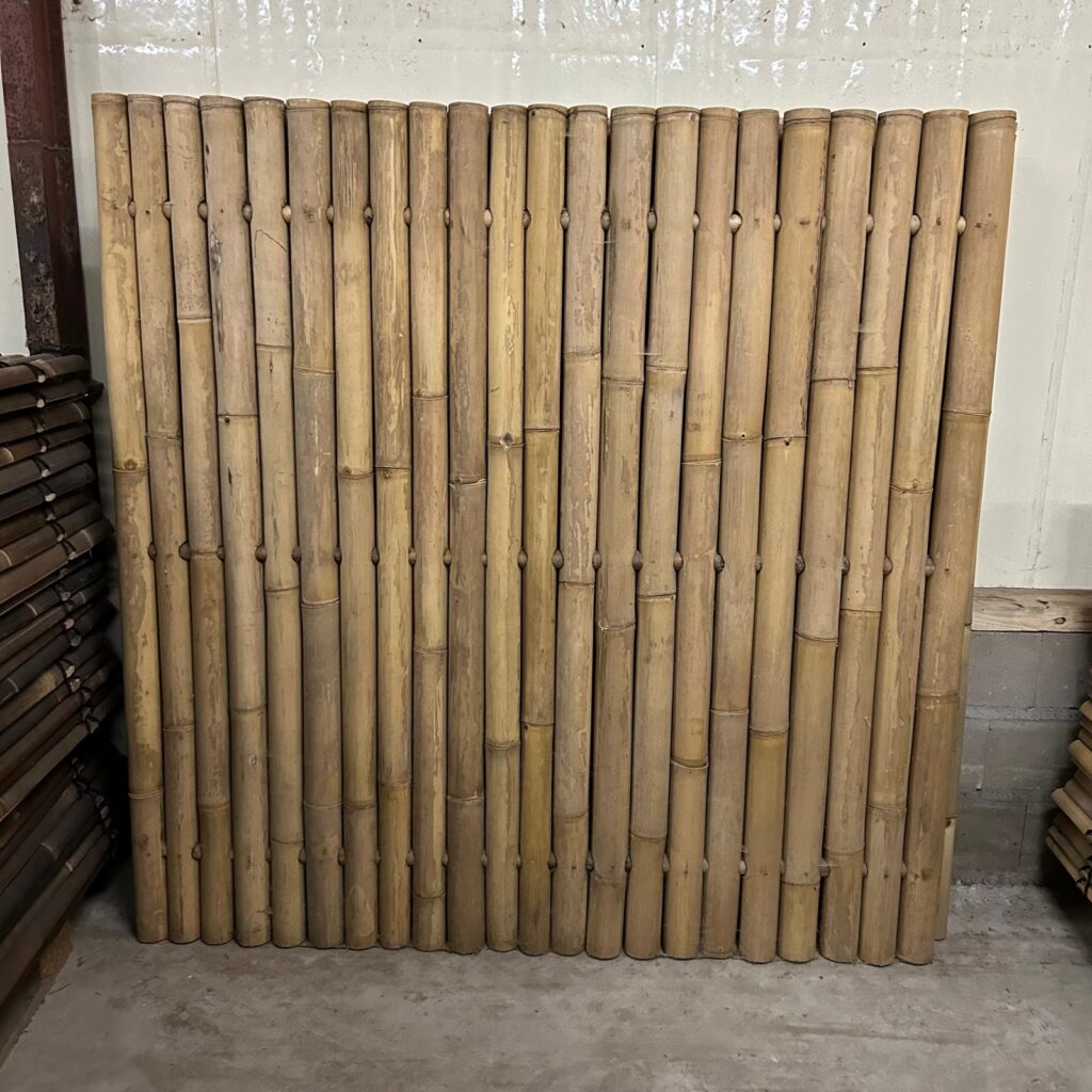 Outlet bamboe schuttingen - 180x180 cm - Naturel