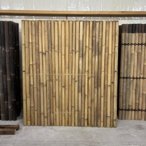 Outlet bamboe schuttingen - 180x200 cm - Naturel