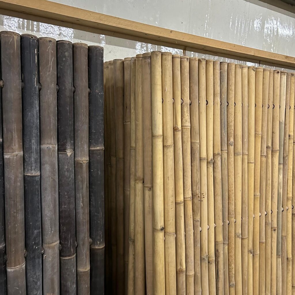 Outlet bamboe schuttingen - 180x200 cm - Naturel
