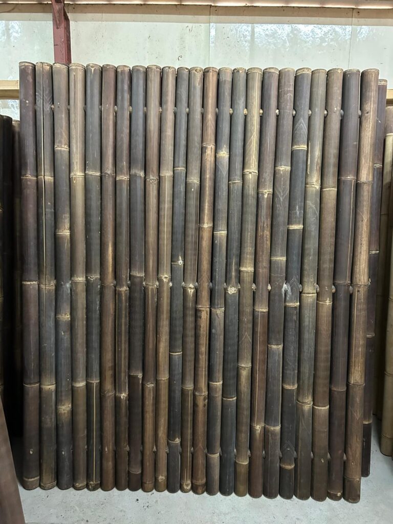 Outlet bamboe schuttingen - 180x220 cm - Donker