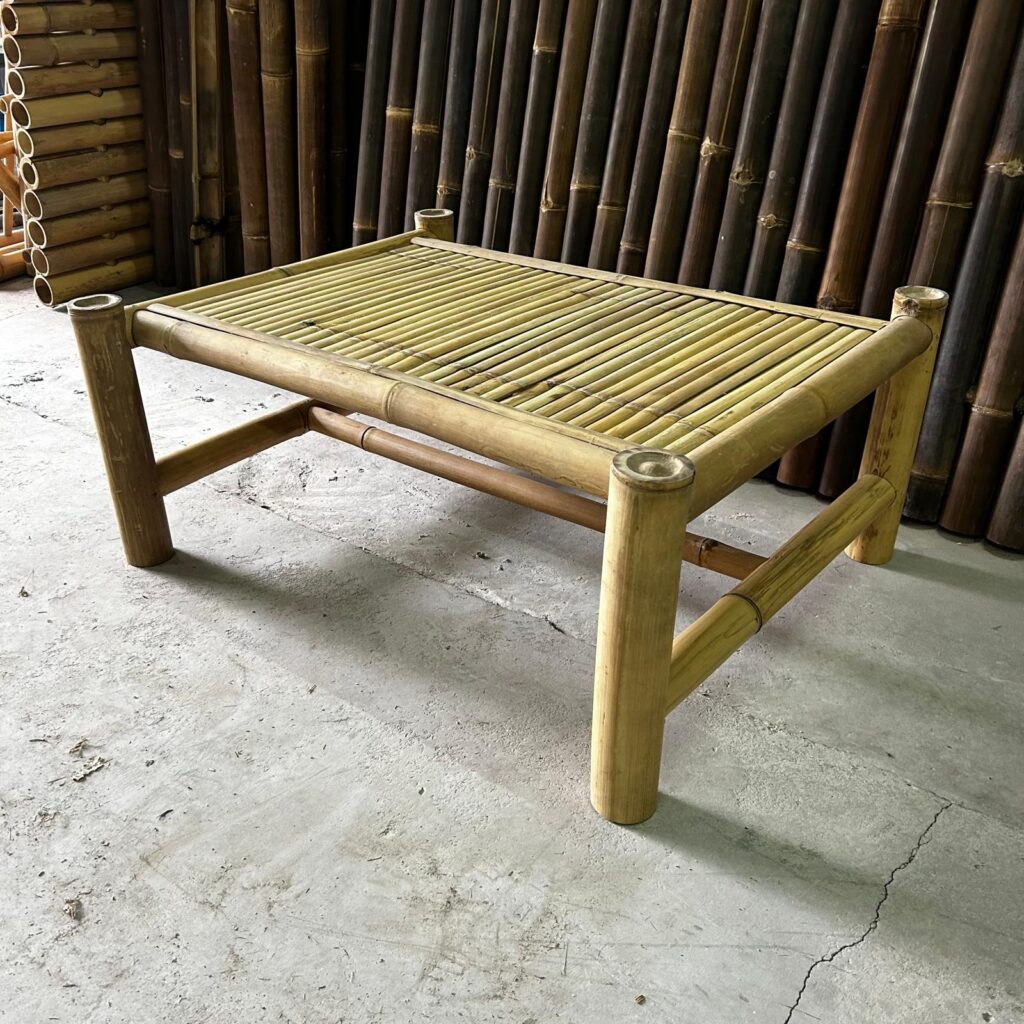 Bamboe salontafel Eve - 80 x 100 cm - Naturel - Eviro Bamboe