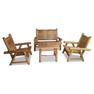 Bamboe set Hennie - Naturel - Eviro Bamboe