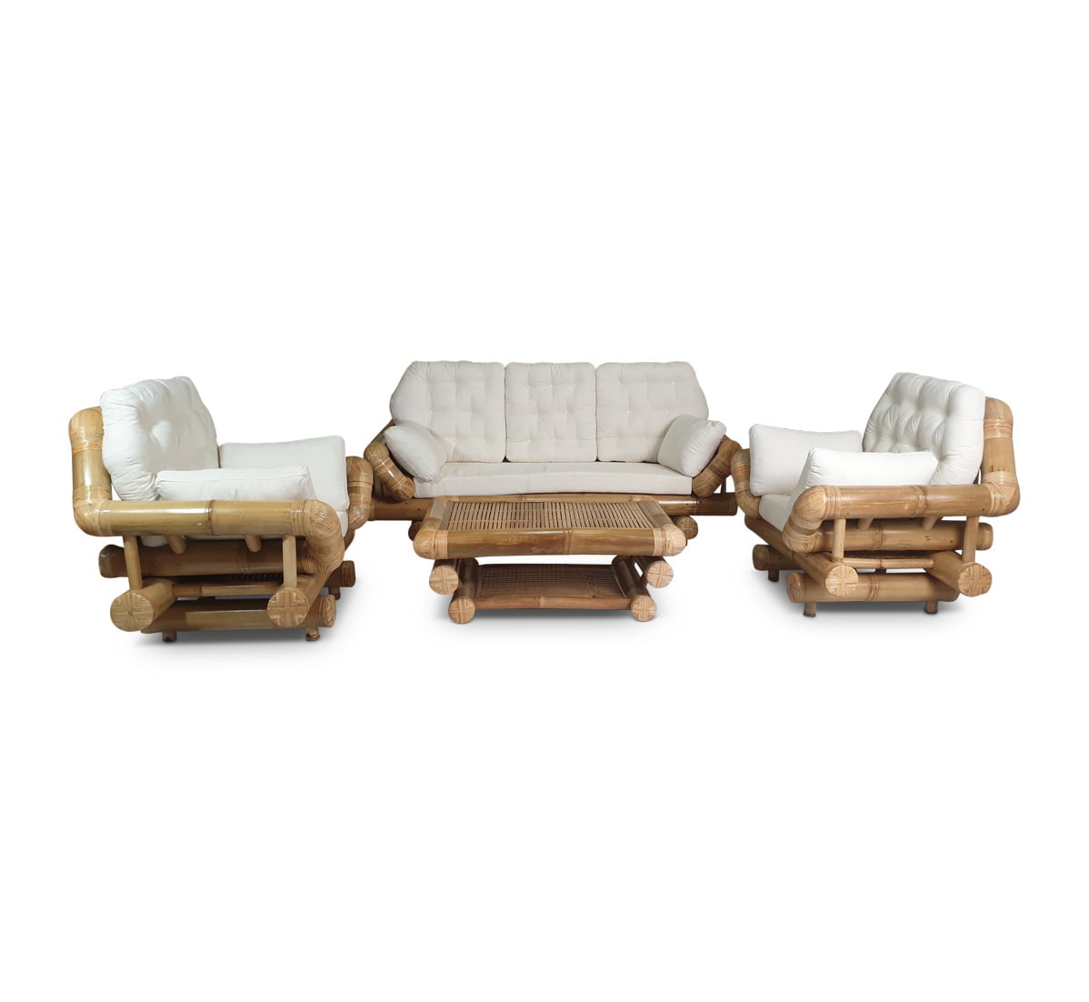 Big bamboe set Hennie - Naturel - Eviro Bamboe