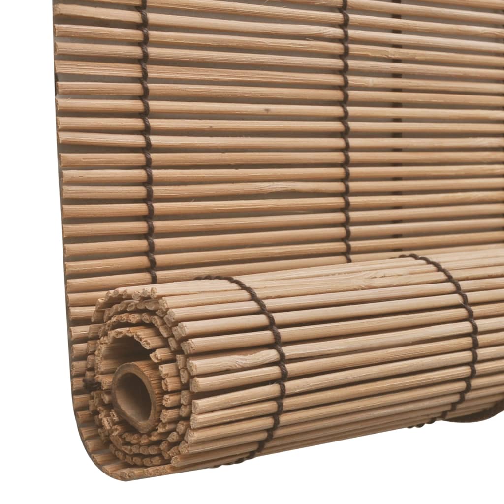 Rolgordijn 100x220 cm bamboe bruin