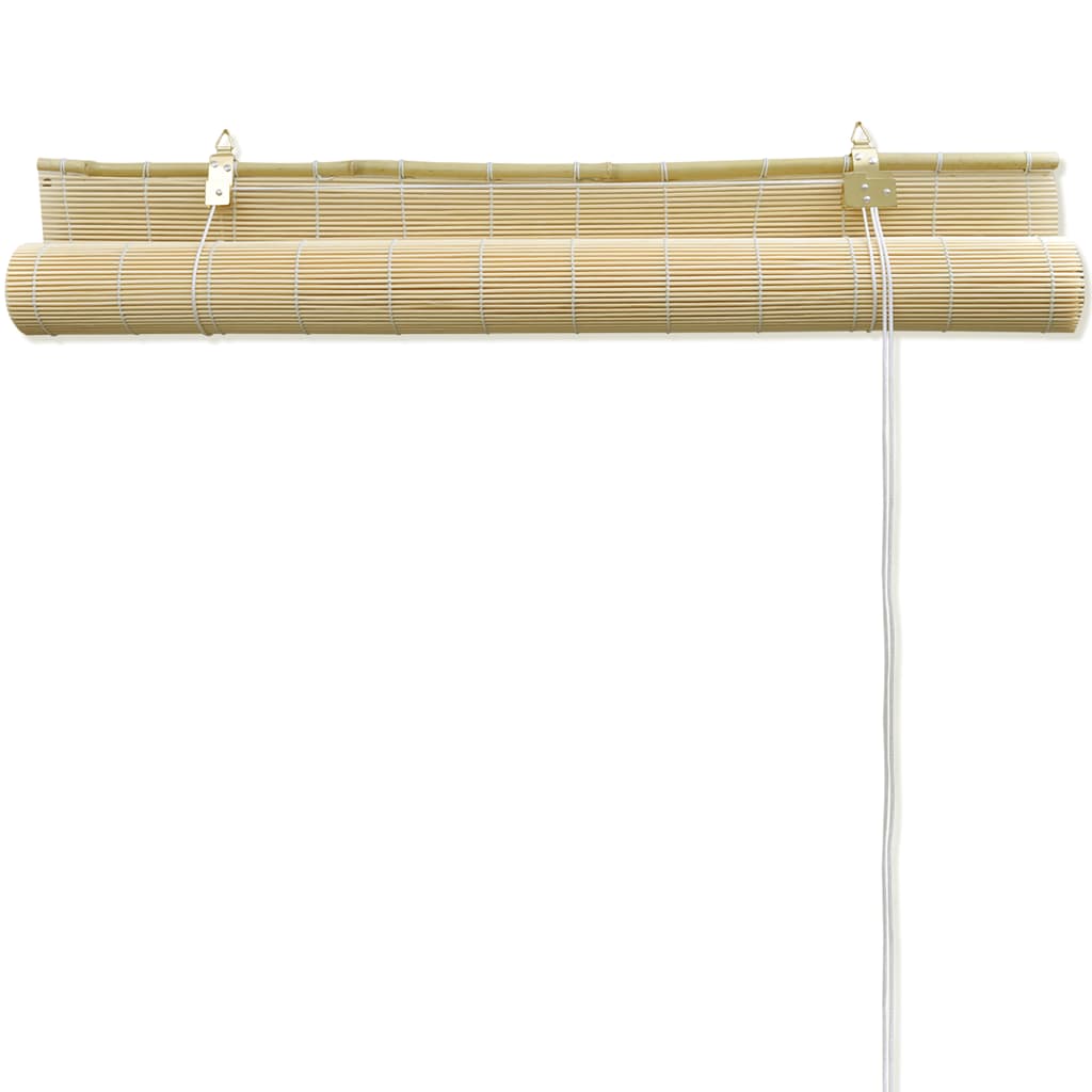 Rolgordijn 120x220 cm bamboe natuurlijk