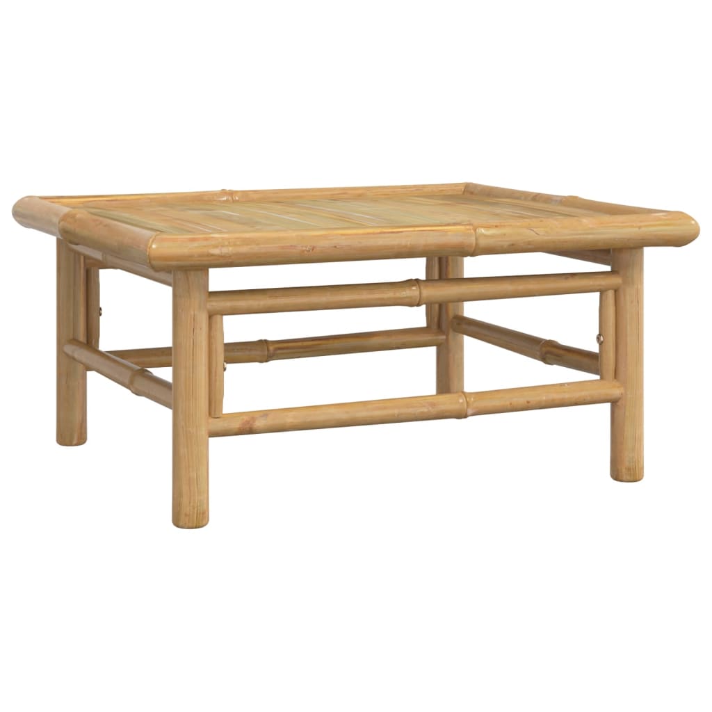 Bamboe loungeset 7-delig – Met losse stoel – Taupe kussens