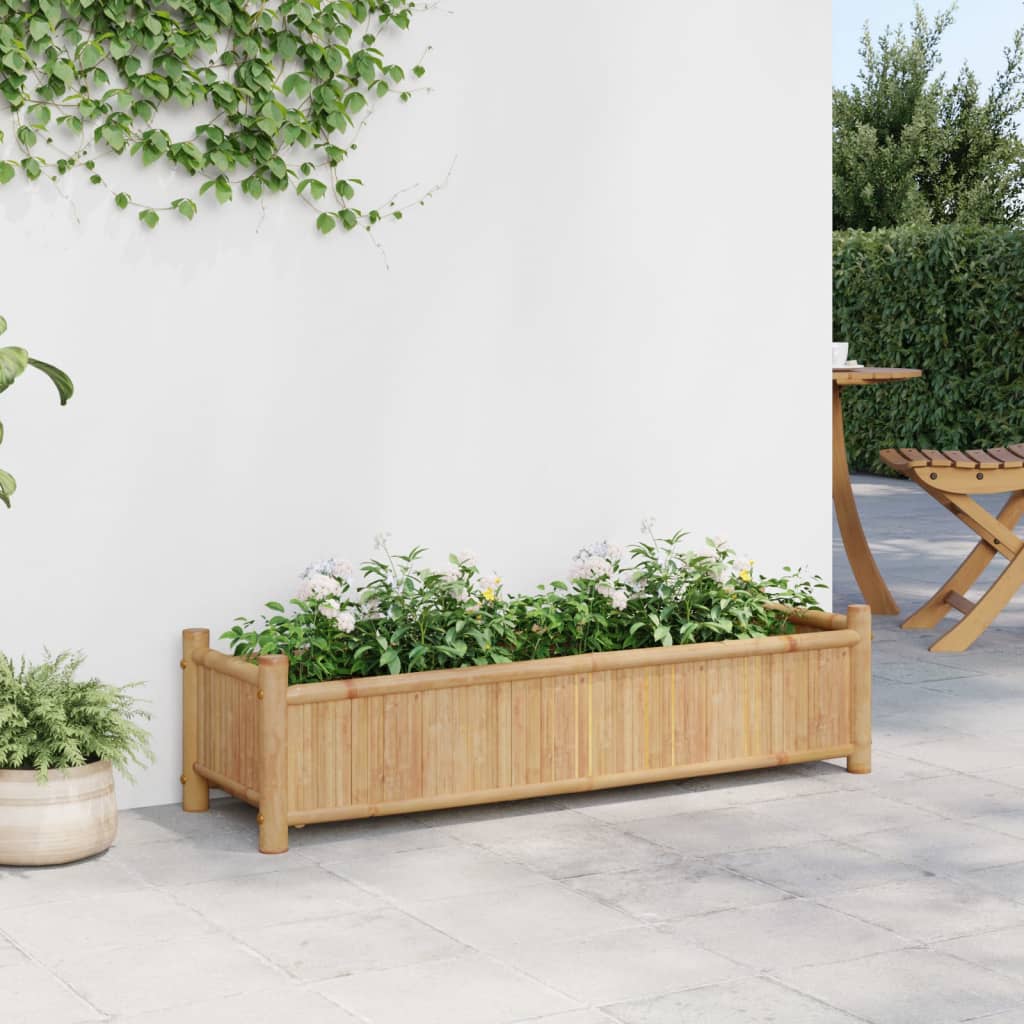 Bamboe plantenbak - 100x30x25 cm