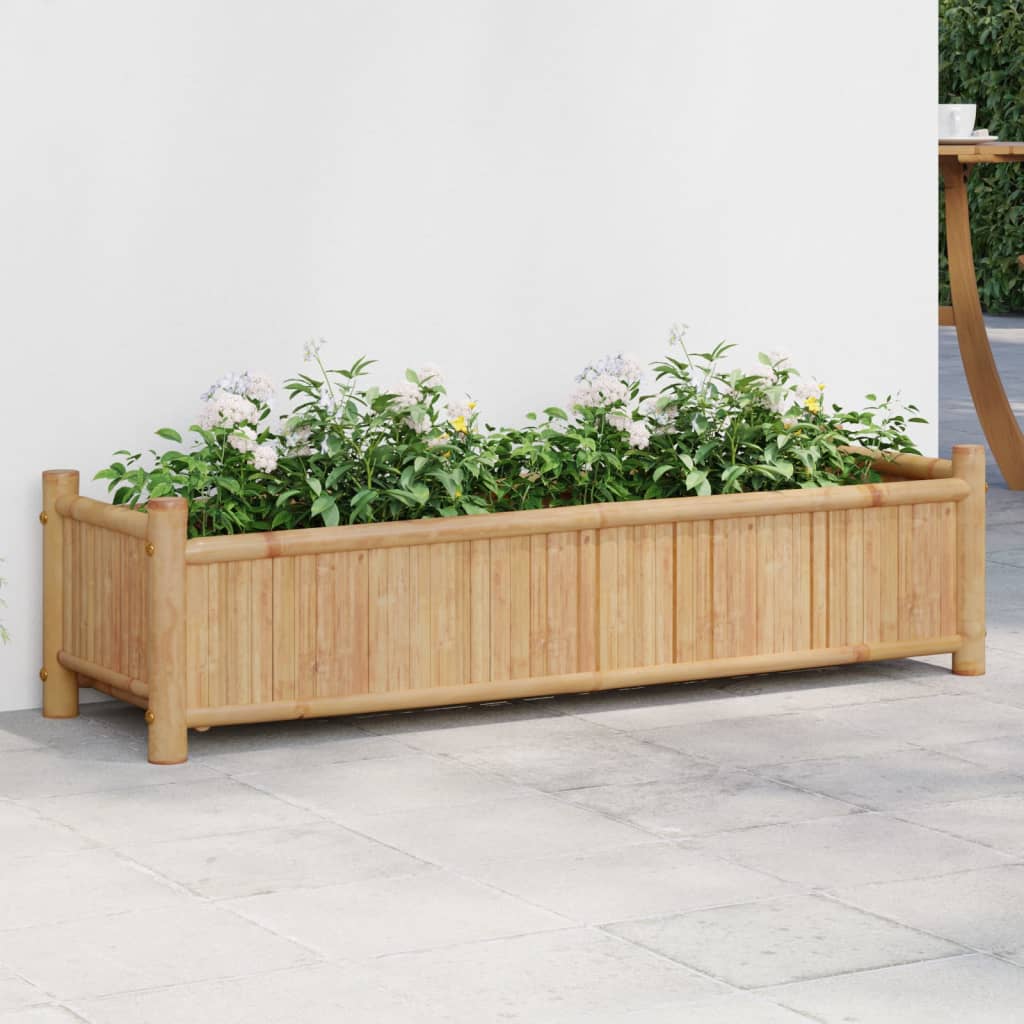 Bamboe plantenbak - 100x30x25 cm