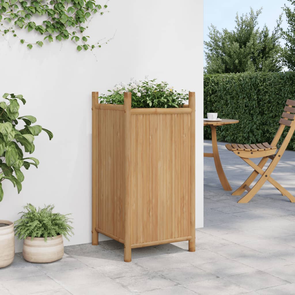 Bamboe plantenbak - 40x40x80 cm