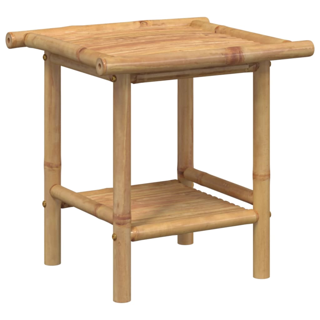 Bamboe salontafel met plateau - 45x45x45 cm