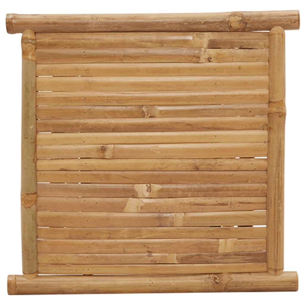 Bamboe salontafel met plateau - 45x45x45 cm
