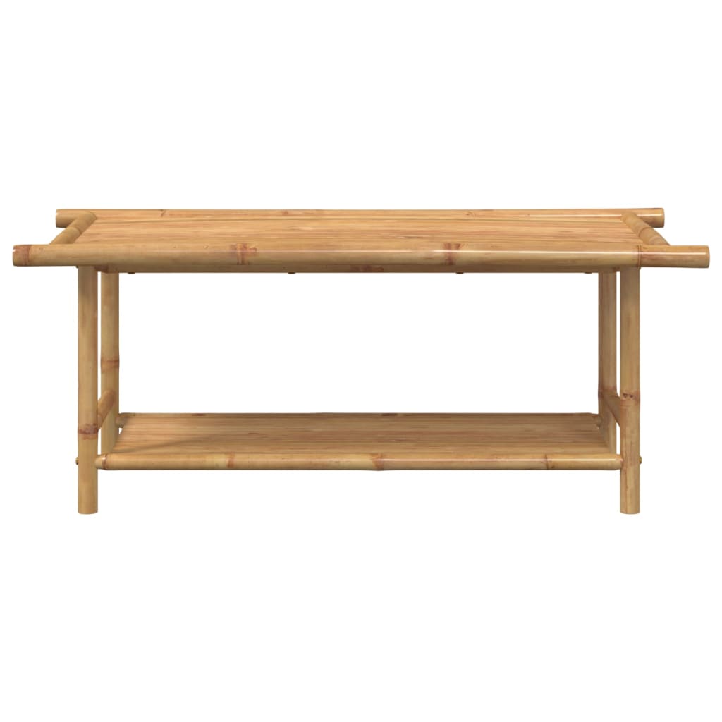 Bamboe salontafel met plateau - 110x55x45 cm