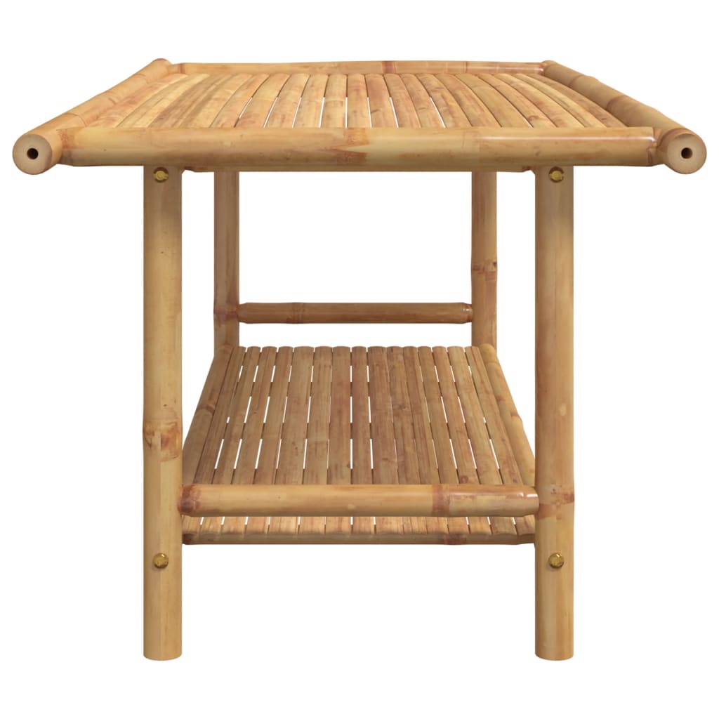 Bamboe salontafel met plateau - 110x55x45 cm