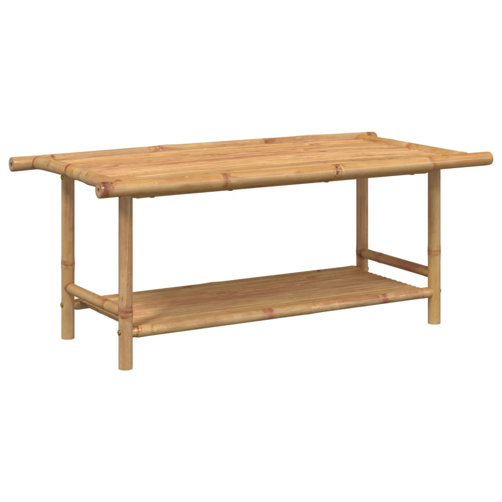 Bamboe salontafel met plateau - 110x55x45 cm