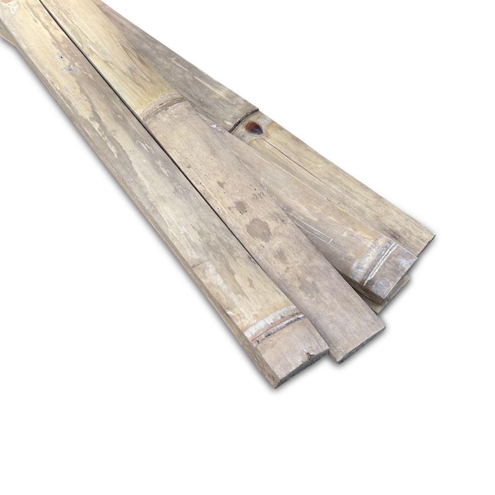 Bamboe lat naturel - Bundel (10 stuks) - 4 x 200 cm - Eviro Bamboe