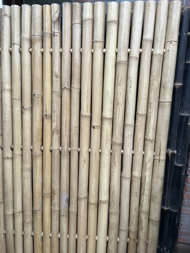 Outlet bamboe schuttingen - 180x220 cm - Naturel