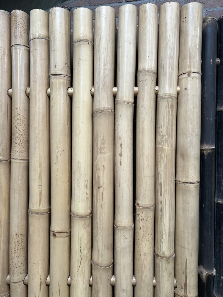 Outlet bamboe schuttingen - 180x220 cm - Naturel