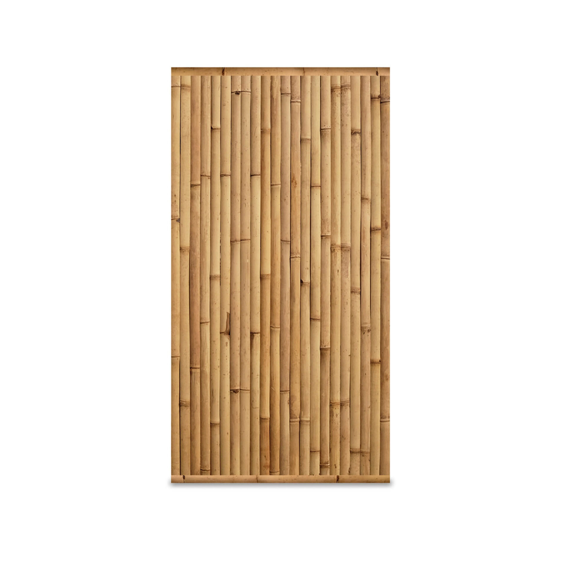 Bamboe schutting Stripe - 90 x 180 cm - Naturel - Verticale latten - Eviro Bamboe