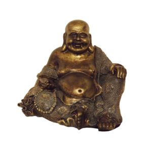 boeddha bronskleurig medium 27 cm
