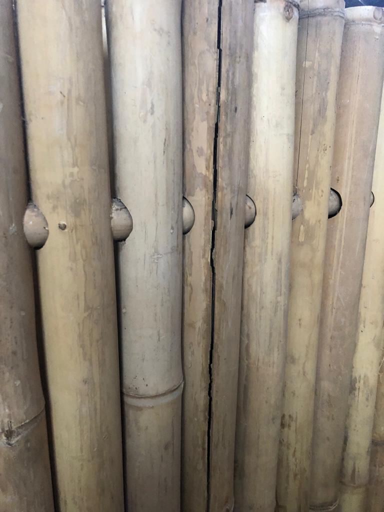 Outlet bamboe schuttingen - 180x180 cm - Naturel
