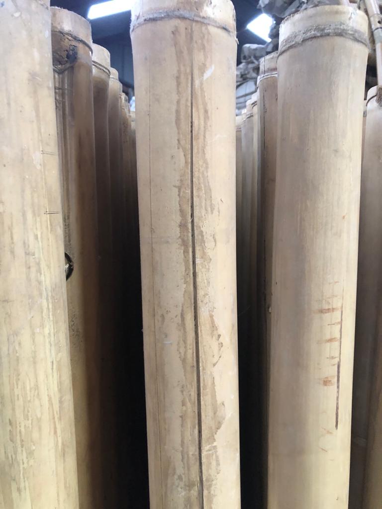 Outlet bamboe schuttingen - 180x180 cm - Naturel