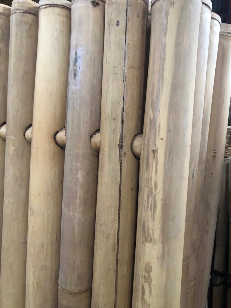 Outlet bamboe schuttingen - 180x180 cm - Naturel
