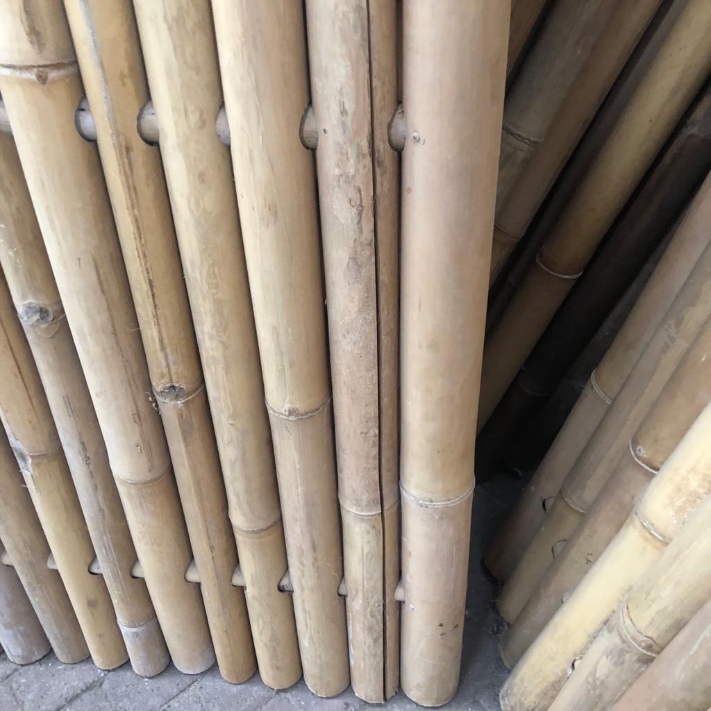 Outlet bamboe schuttingen - 180x180 cm - Naturel