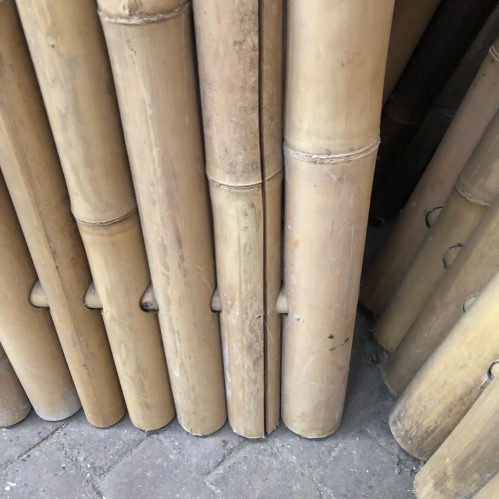 Outlet bamboe schuttingen - 180x180 cm - Naturel
