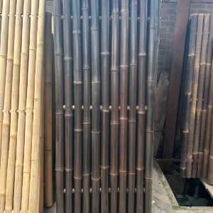 Outlet bamboe schuttingen - 90x220 cm - Donker