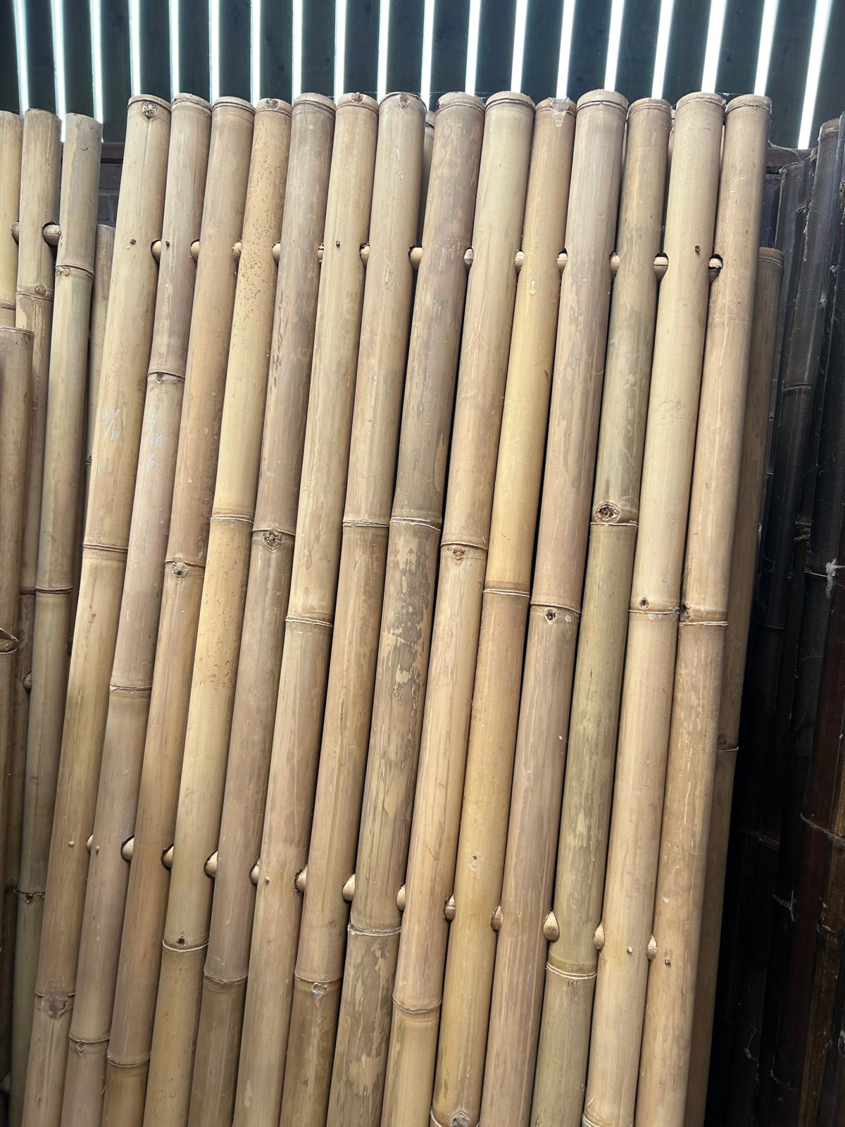 Outlet bamboe schuttingen - 90x220 cm - Naturel