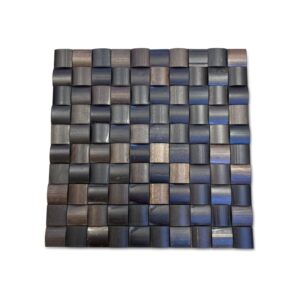 Bamboe wandbekleding - 30 x 30 cm - Donker - Eviro Bamboe (Bundel 10 stuks)