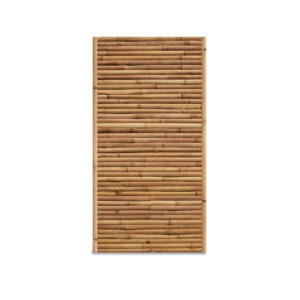 bamboe schutting stripe - latten horizontaal - naturel