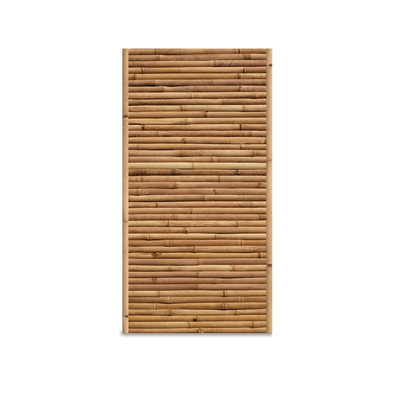Bamboe schutting Stripe - 90 x 200 cm - Naturel - Horizontale latten - Eviro Bamboe