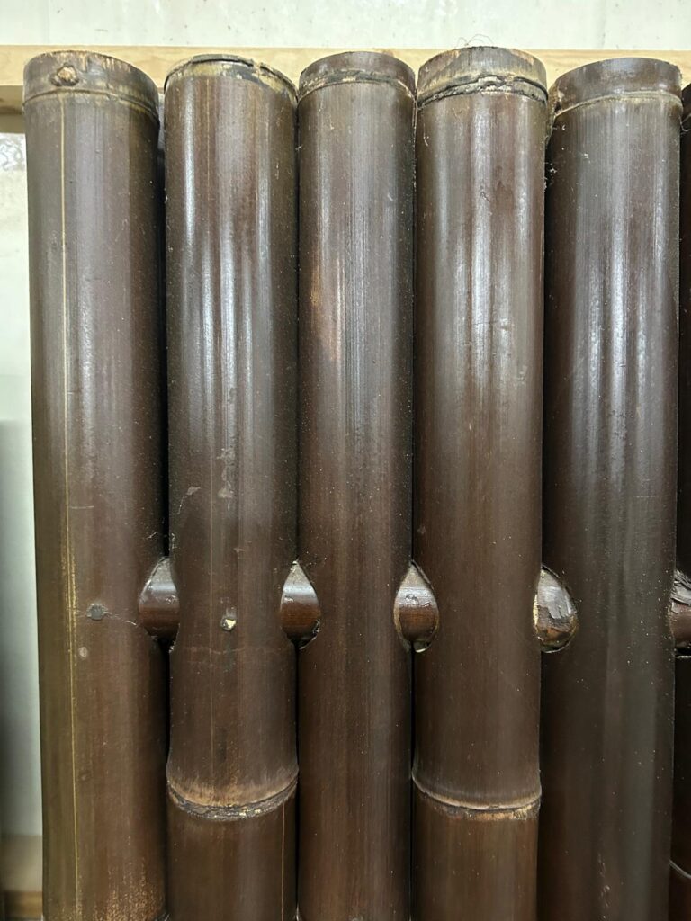 Outlet bamboe schuttingen - 90x200 cm - Donker