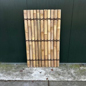 outlet halfrond bamboe schutting 90 x 150 cm