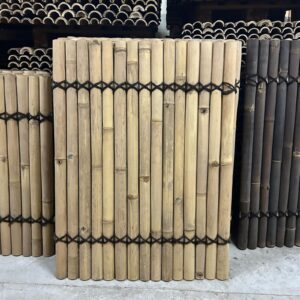 Outlet - Bamboe schutting halfrond - 90 x 120 cm - Naturel - Eviro Bamboe