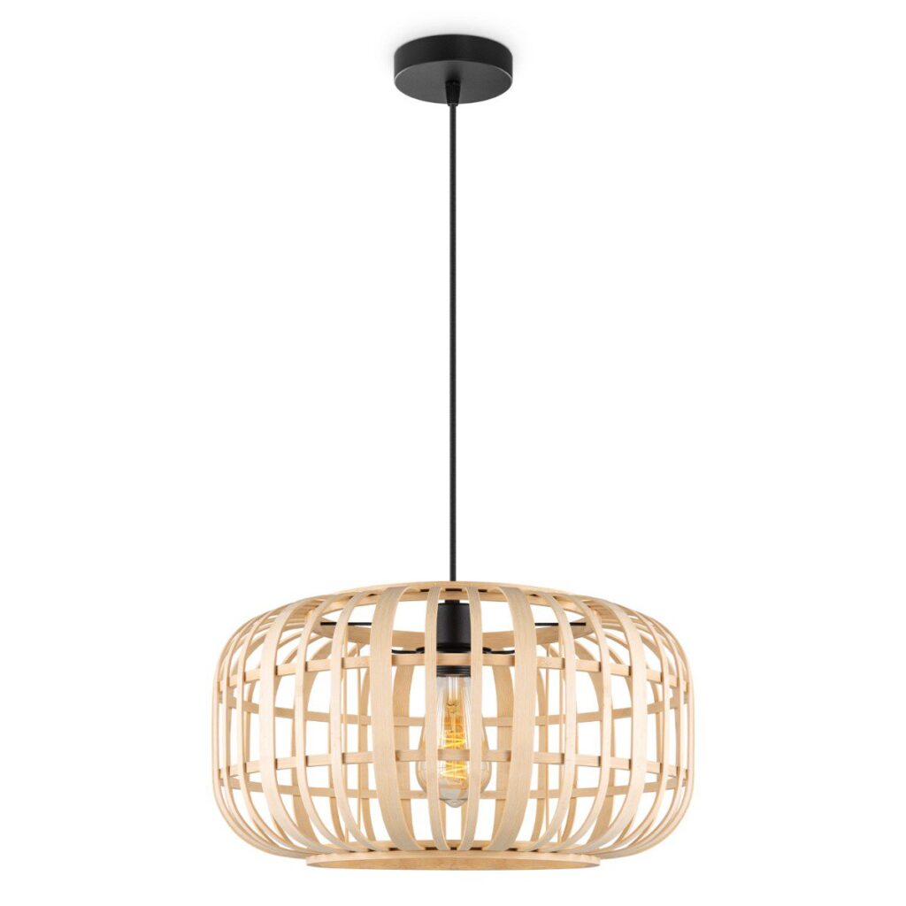 Bamboe hanglamp - Naturel - Ø40 x 126 cm (BxH)