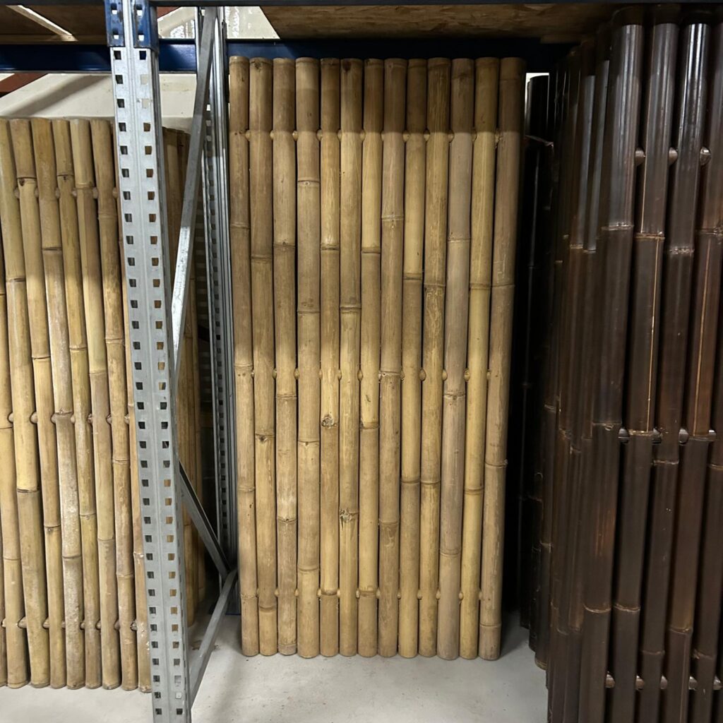 Outlet bamboe schuttingen - 90x200 cm - Naturel