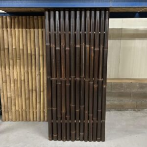 Outlet bamboe schuttingen - 90x200 cm - Donker
