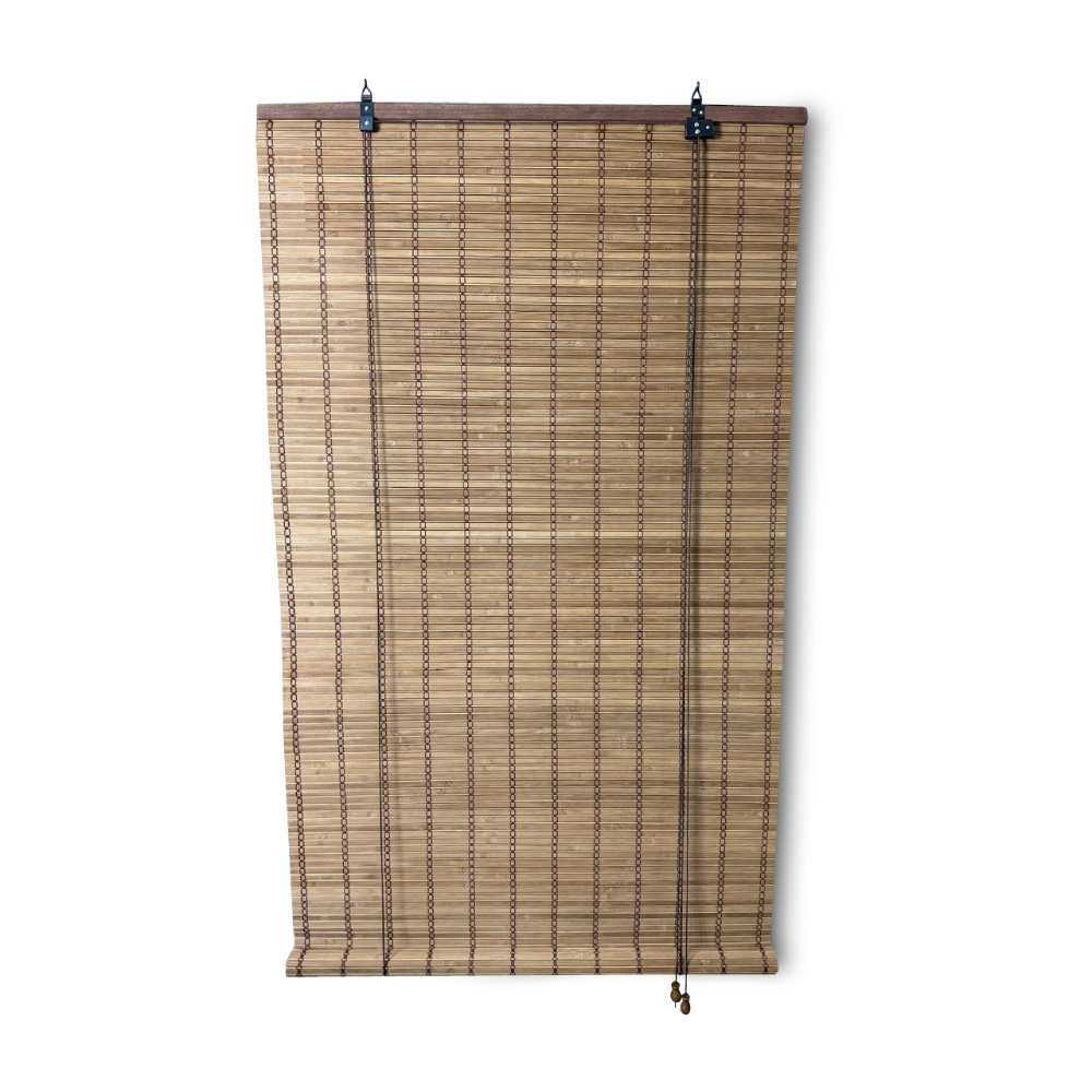 Bamboe rolgordijn Freddy - Bruin - 80 x 160 cm - Bamelle