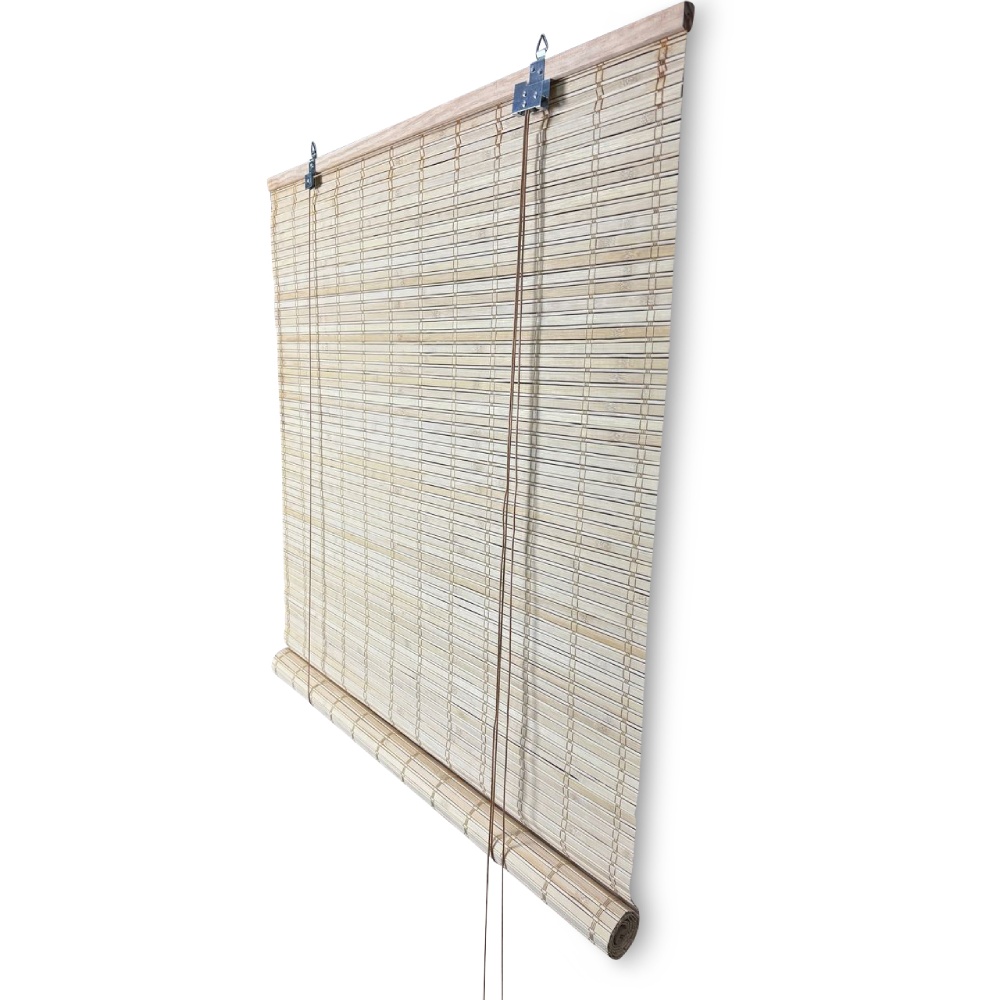Bamboe rolgordijn Freddy - Naturel - 100 x 220 cm - Bamelle