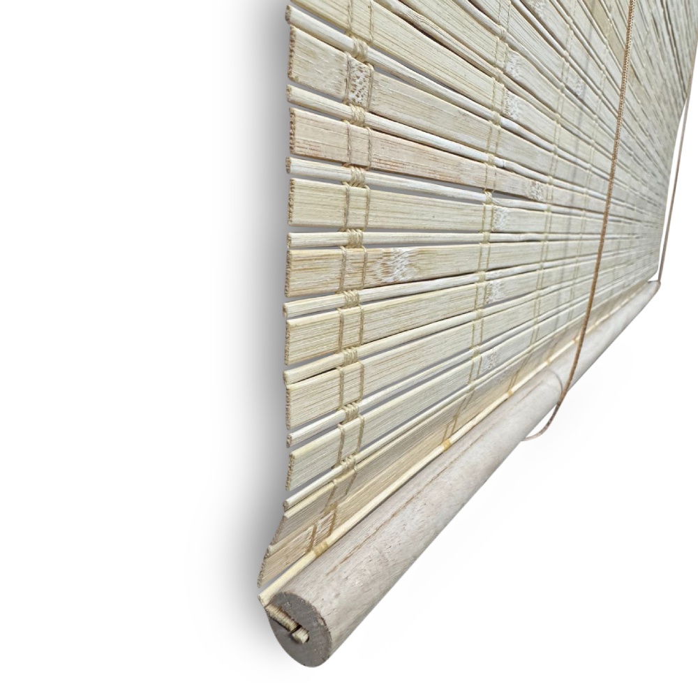 Bamboe rolgordijn Freddy - Naturel - 100 x 220 cm - Bamelle