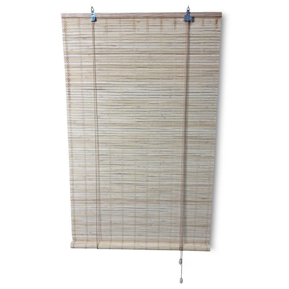 Bamboe rolgordijn Freddy - Naturel - 100 x 220 cm - Bamelle