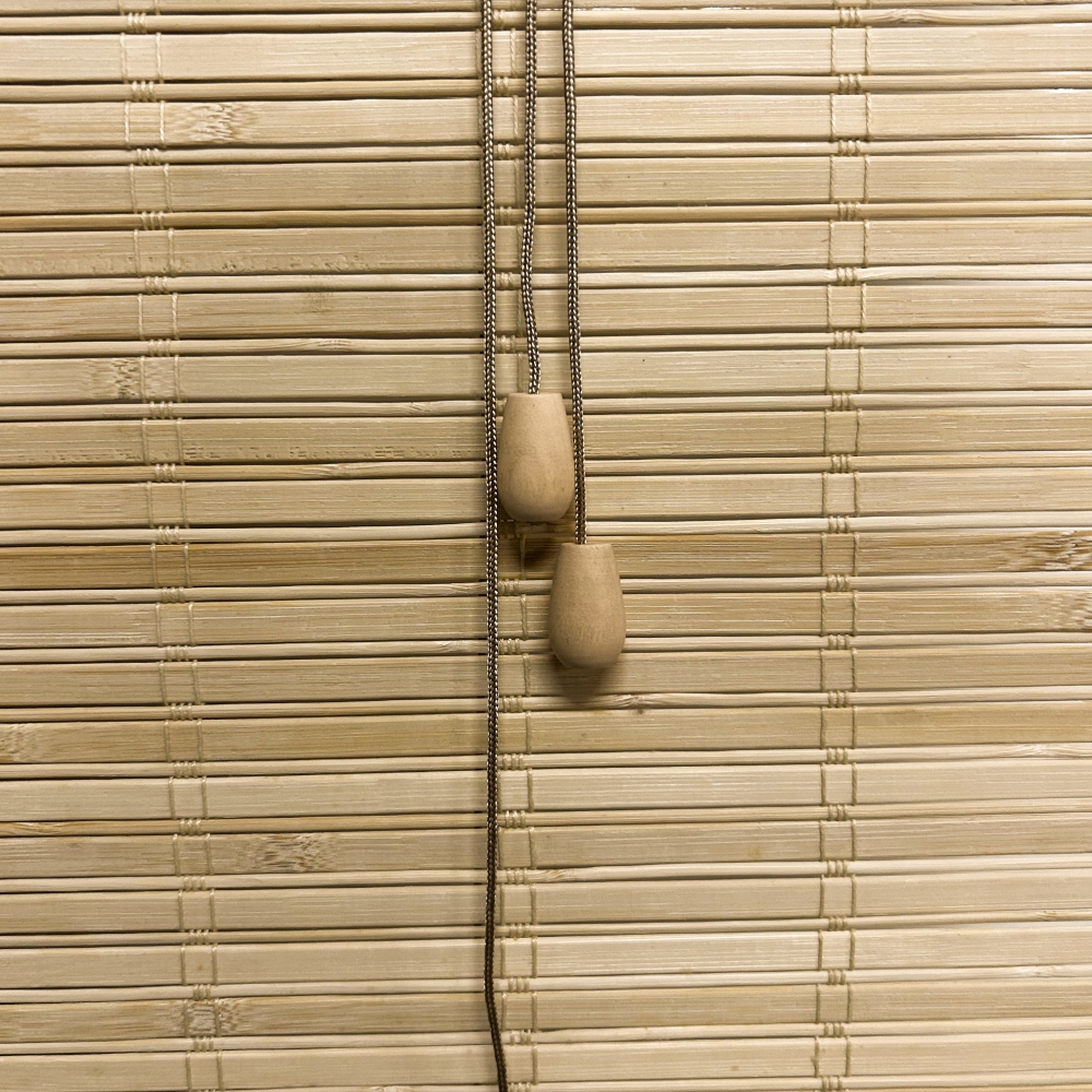Bamboe rolgordijn Freddy - Naturel - 80 x 220 cm - Bamelle