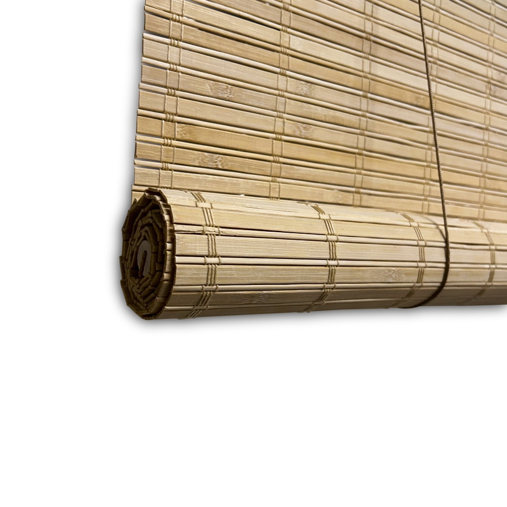 Bamboe rolgordijn Freddy - Naturel - 80 x 220 cm - Bamelle