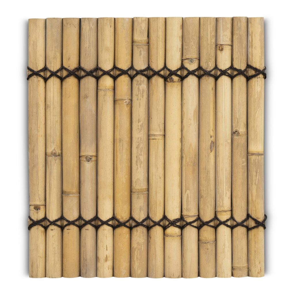 Bamboe schutting halfrond - 90 x 100 cm - Naturel - Eviro Bamboe